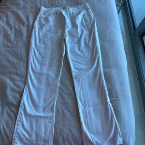 J. Crew White Flare & Wide Leg Jeans